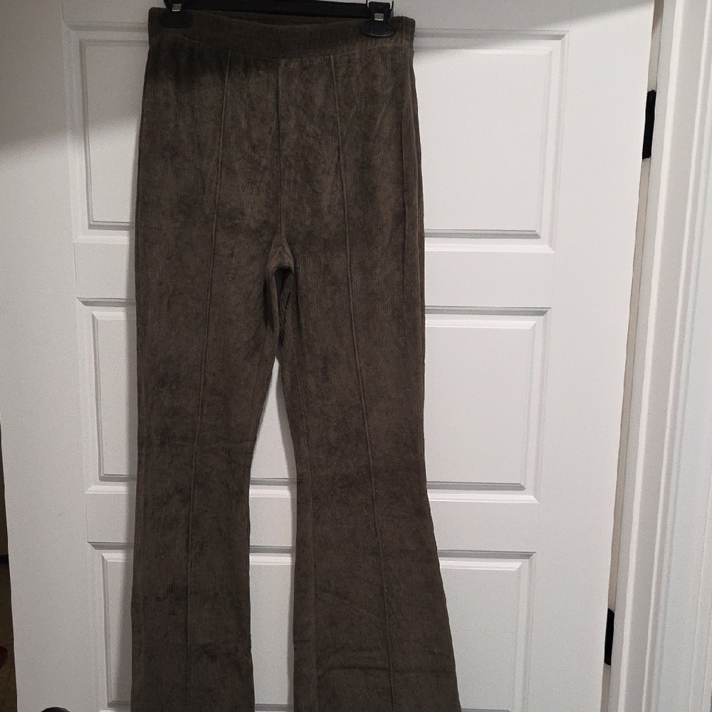 Aerie Brown Flared Pants